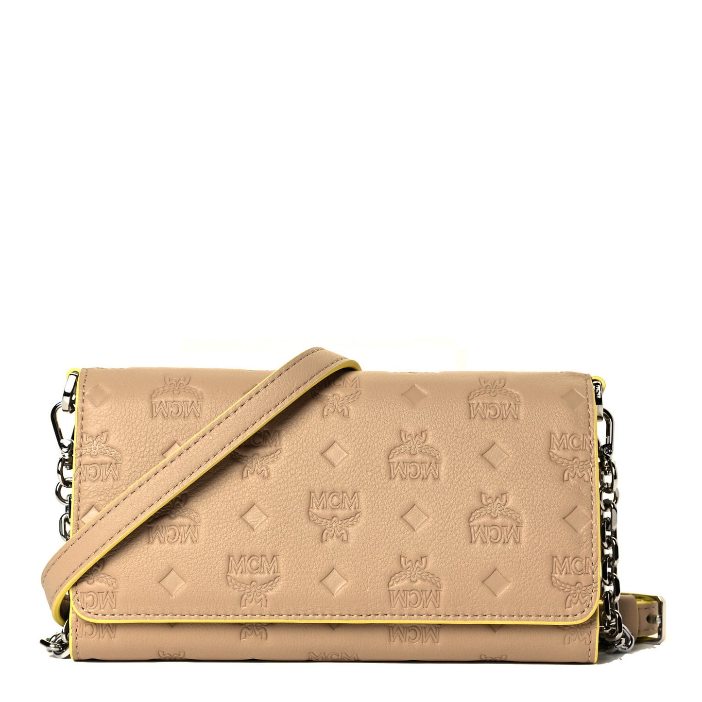Calfskin Ottomar Wallet On Chain Croissant
