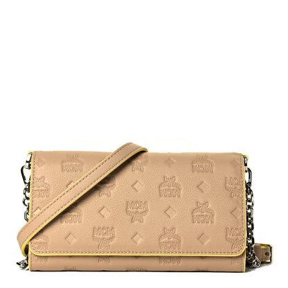 MCM Calfskin Ottomar Wallet On Chain Croissant 1 of 7