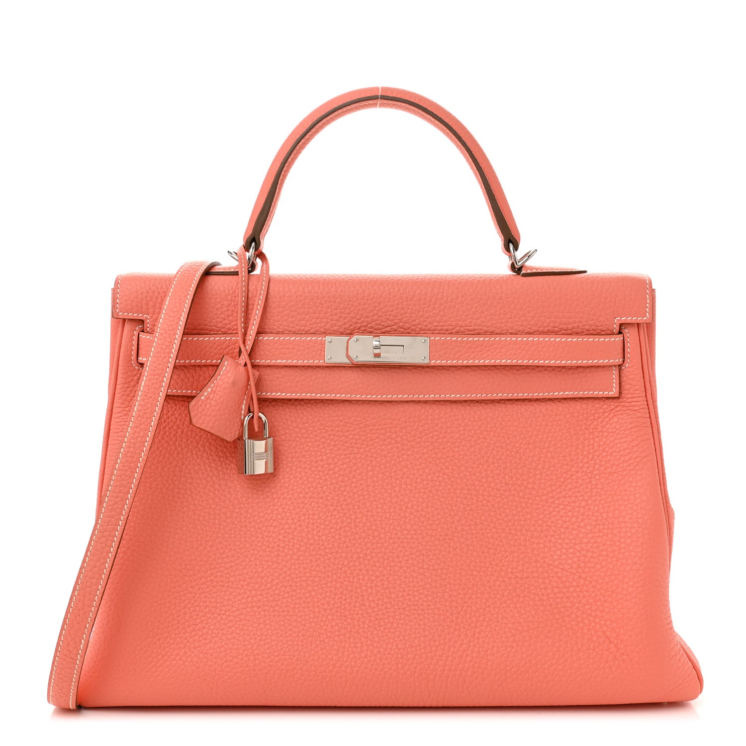 Hermes Taurillon Clemence Kelly Retourne 35 Crevette 1 of 11