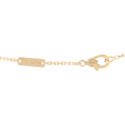Van Cleef & Arpels 18K Yellow Gold Vintage Alhambra Pendant Necklace 4 of 5