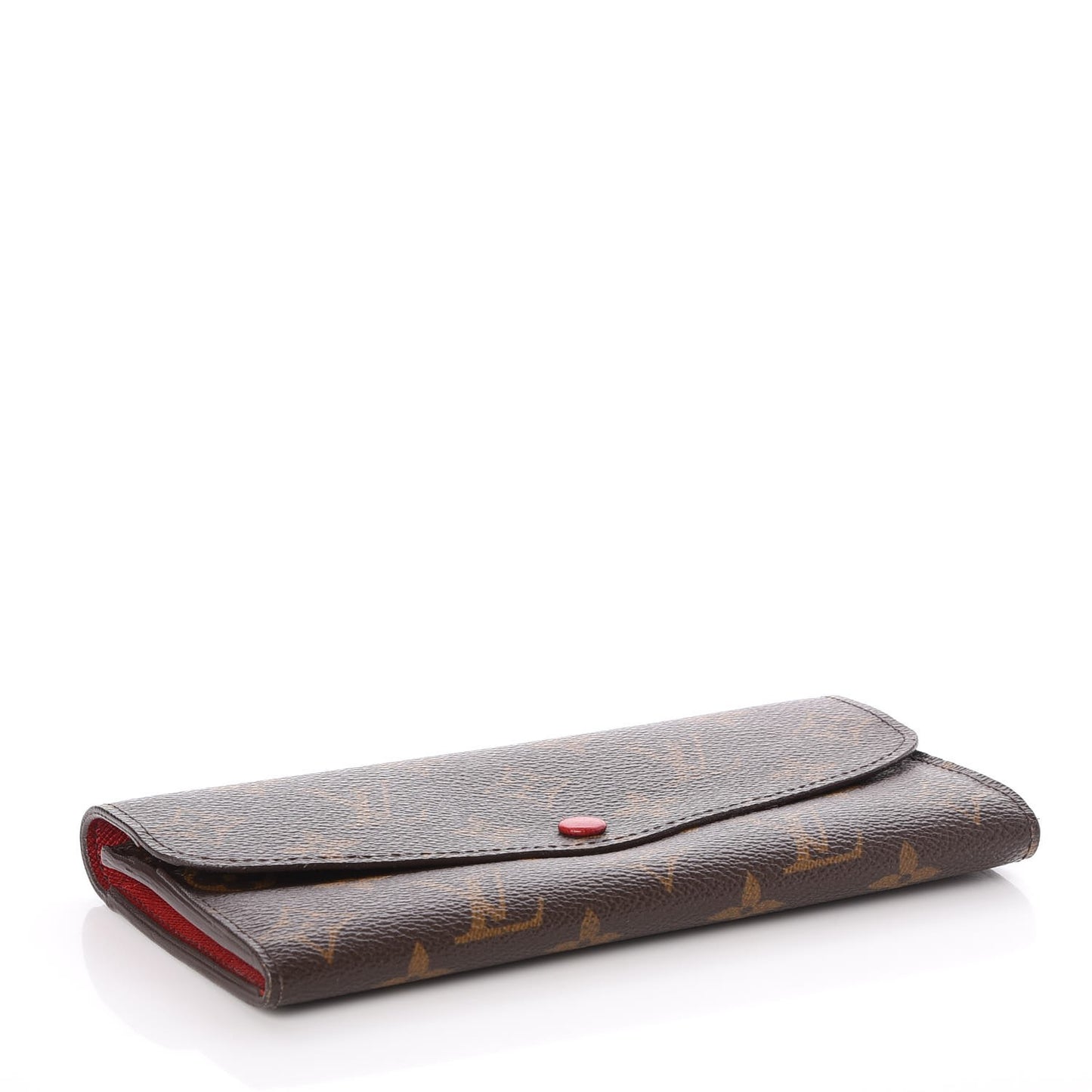 Monogram Emilie Wallet Red