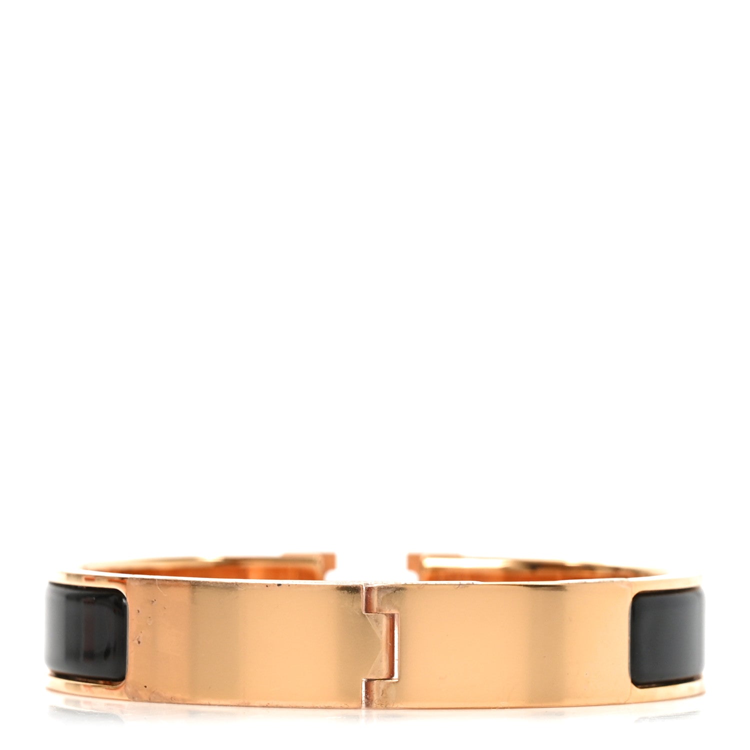 Hermes Enamel Narrow Clic Clac H Bracelet PM Black 3 of 5