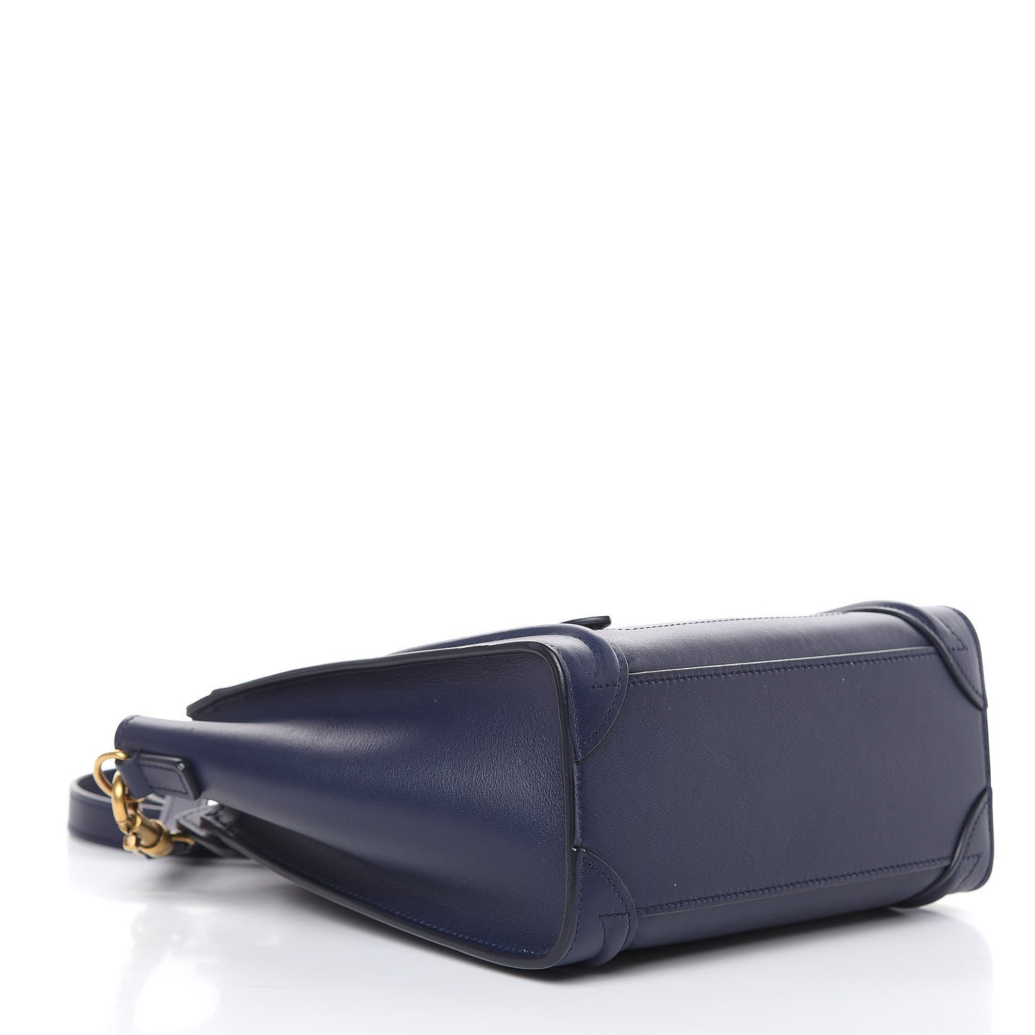 Celine Smooth Calfskin Nano Luggage Ink 4 of 11