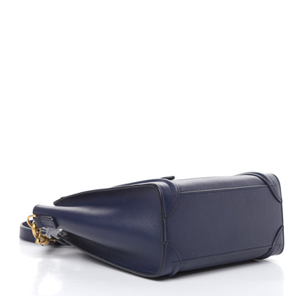 Celine Smooth Calfskin Nano Luggage Ink 4 of 11