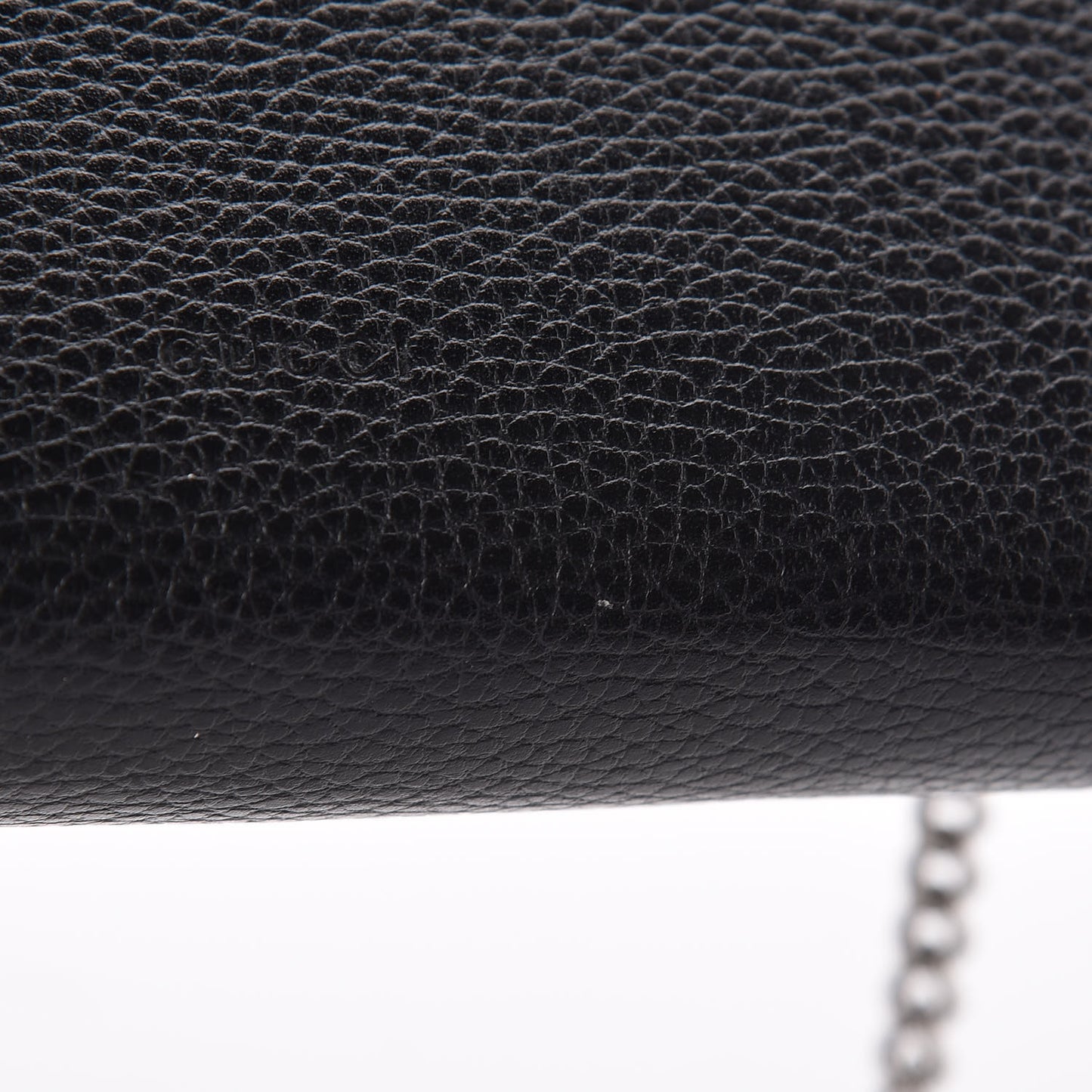 Calfskin Mini Dionysus Chain Wallet Black