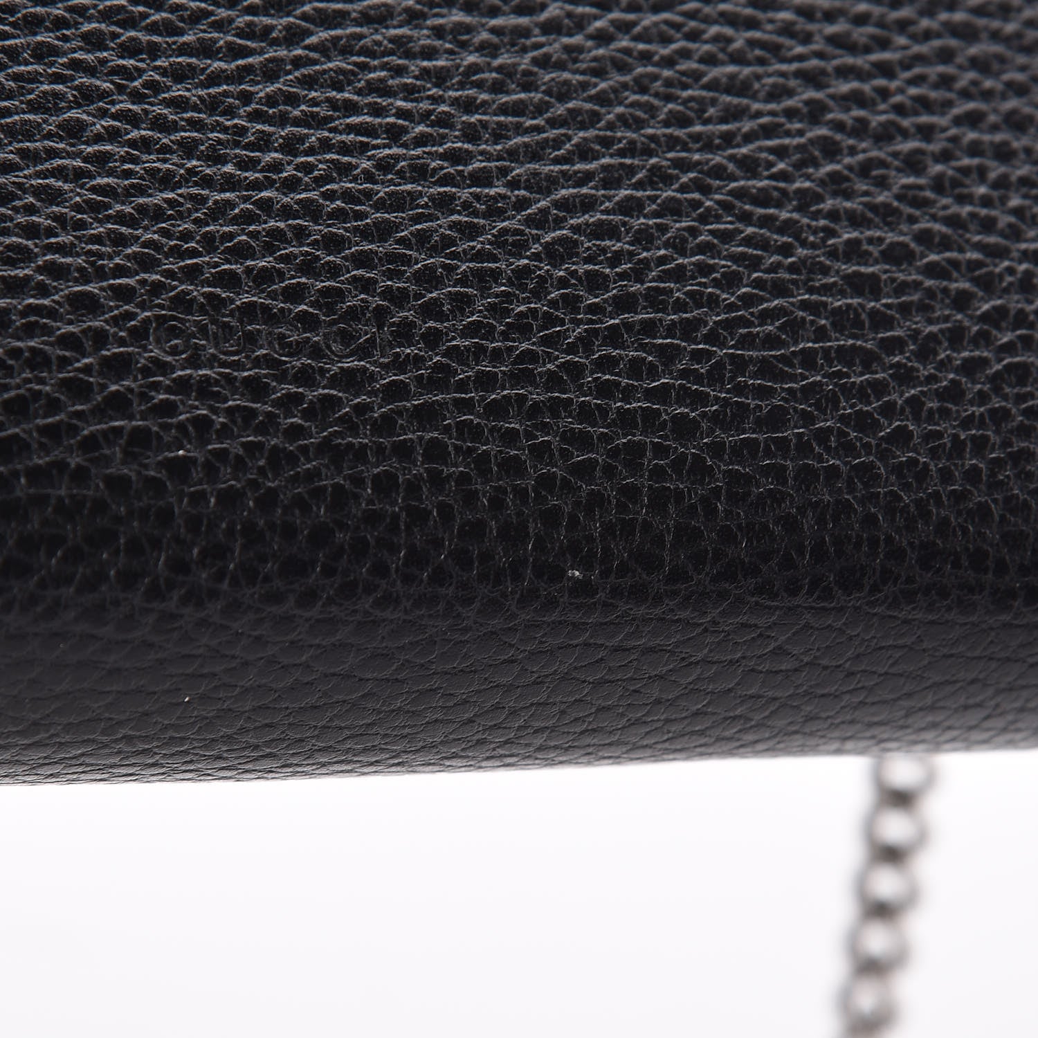 Gucci Calfskin Mini Dionysus Chain Wallet Black 10 of 11