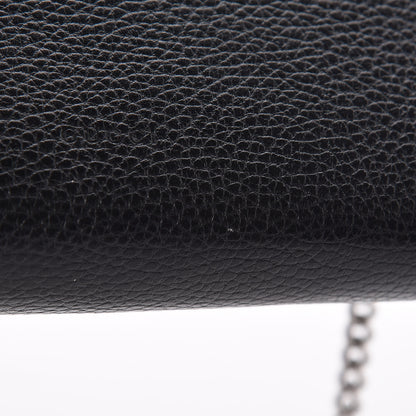 Gucci Calfskin Mini Dionysus Chain Wallet Black 10 of 11