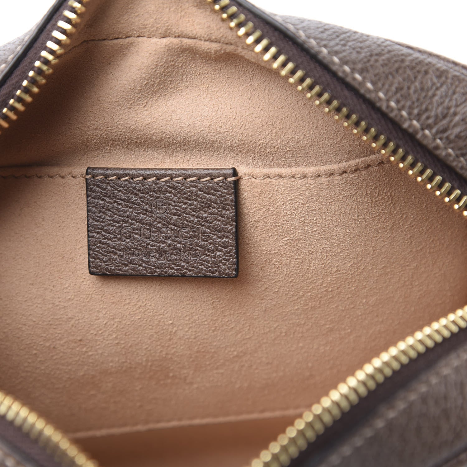 Gucci GG Supreme Monogram Web Mini Ophidia Shoulder Bag Brown 6 of 10