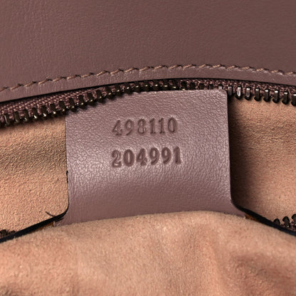 Gucci Calfskin Matelasse Small GG Marmont Top Handle Shoulder Bag Porcelain Rose 7 of 9