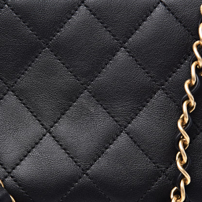 Chanel Calfskin Quilted Enchained Flap Black 13 of 13