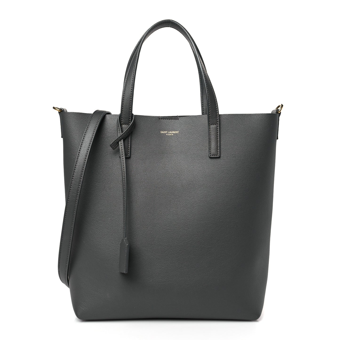 Calfskin Toy Shopping Tote Earth Grey