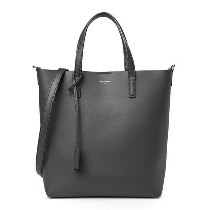 Saint Laurent Calfskin Toy Shopping Tote Earth Grey 1 of 11