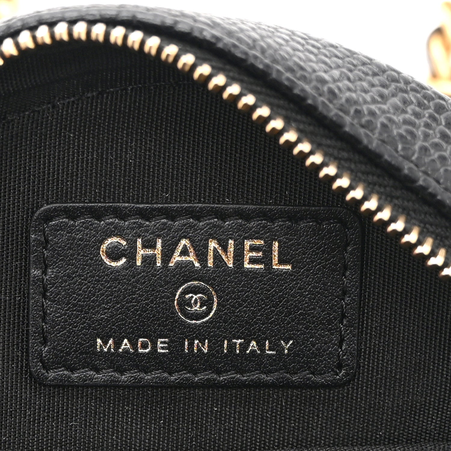 Chanel Caviar Quilted Round Filigree Crossbody Black 6 of 10