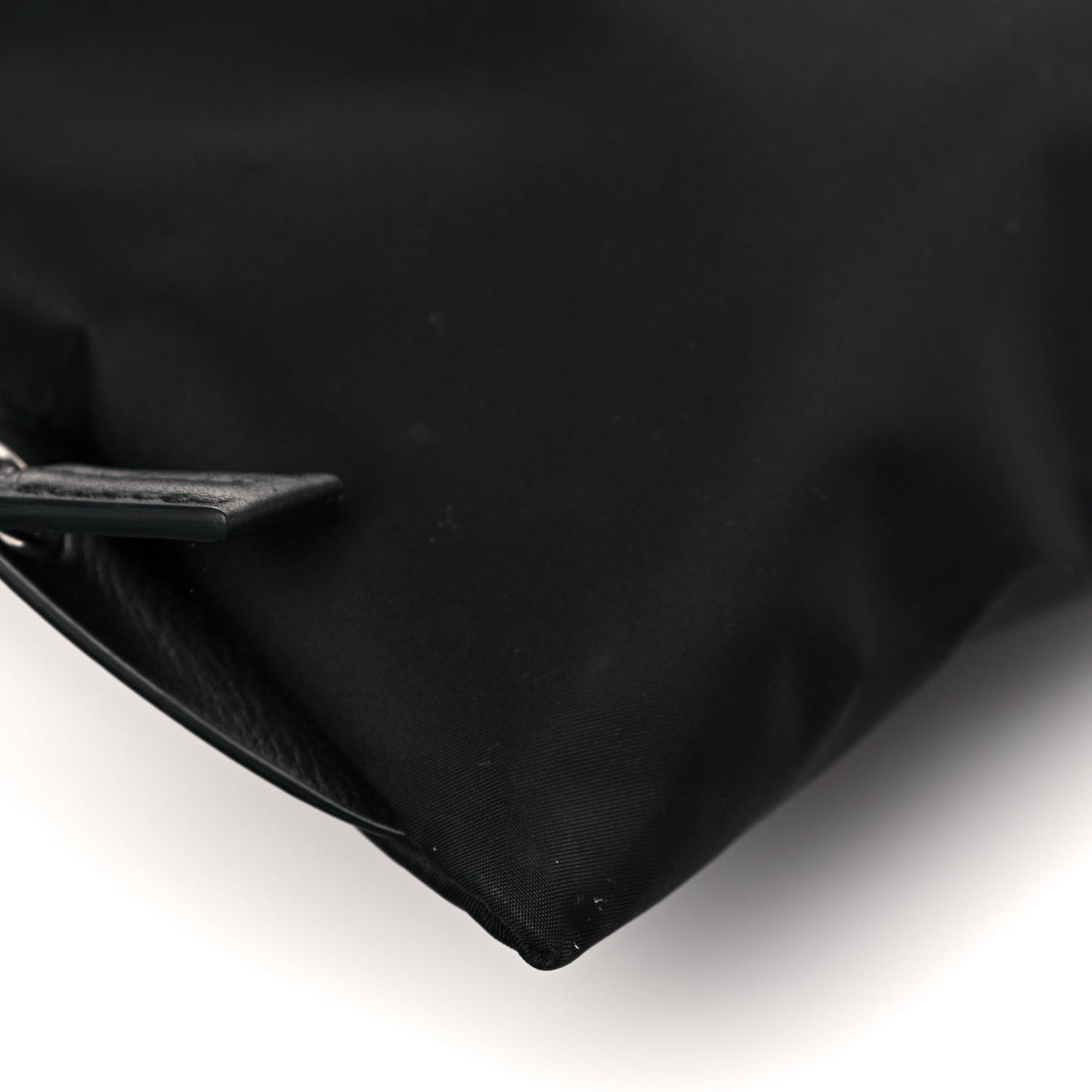 Nylon VLogo Drawstring Backpack Black