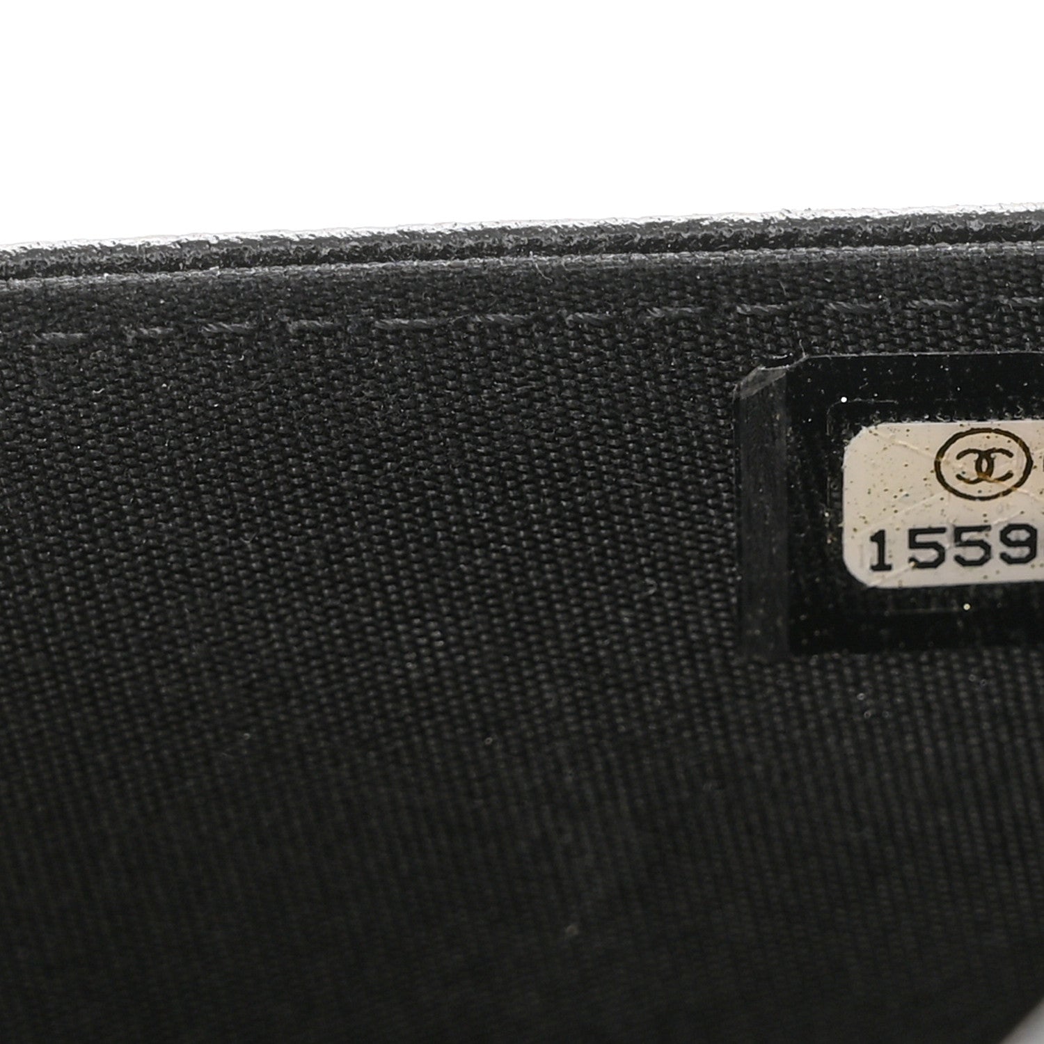 Chanel Caviar Sevruga Wallet On Chain WOC Black 8 of 15