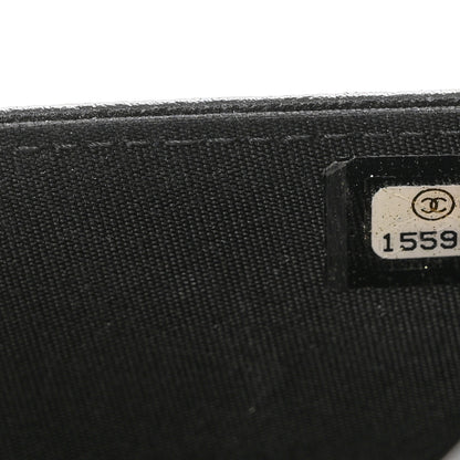 Chanel Caviar Sevruga Wallet On Chain WOC Black 8 of 15