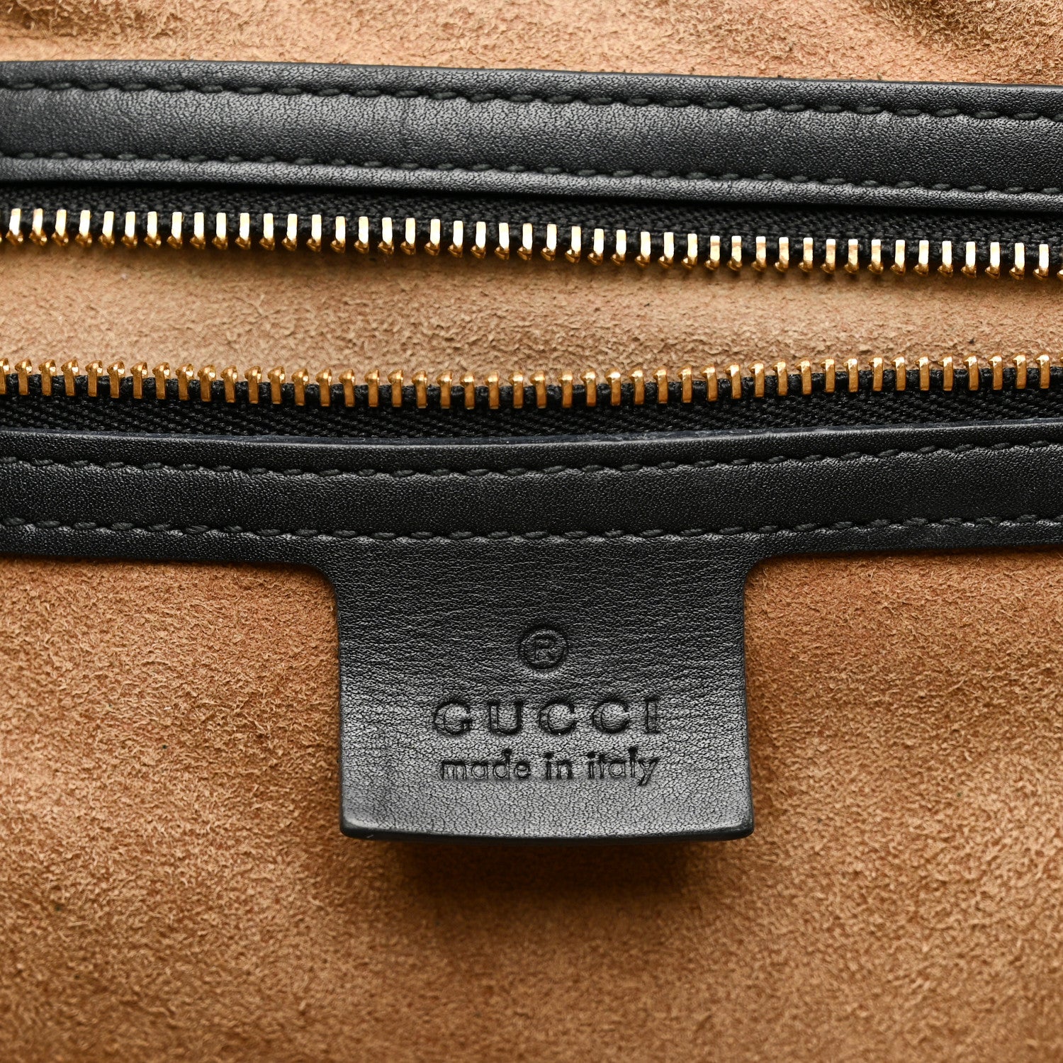 Gucci GG Supreme Monogram Medium Padlock Tote Black 6 of 14
