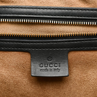 Gucci GG Supreme Monogram Medium Padlock Tote Black 6 of 14