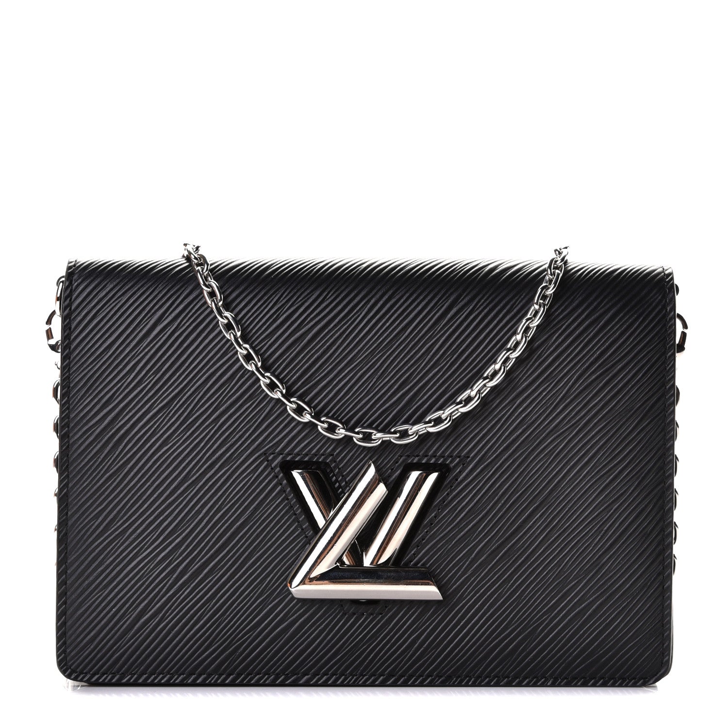 Louis Vuitton Epi Twist Belt Chain Wallet Black 1 of 10