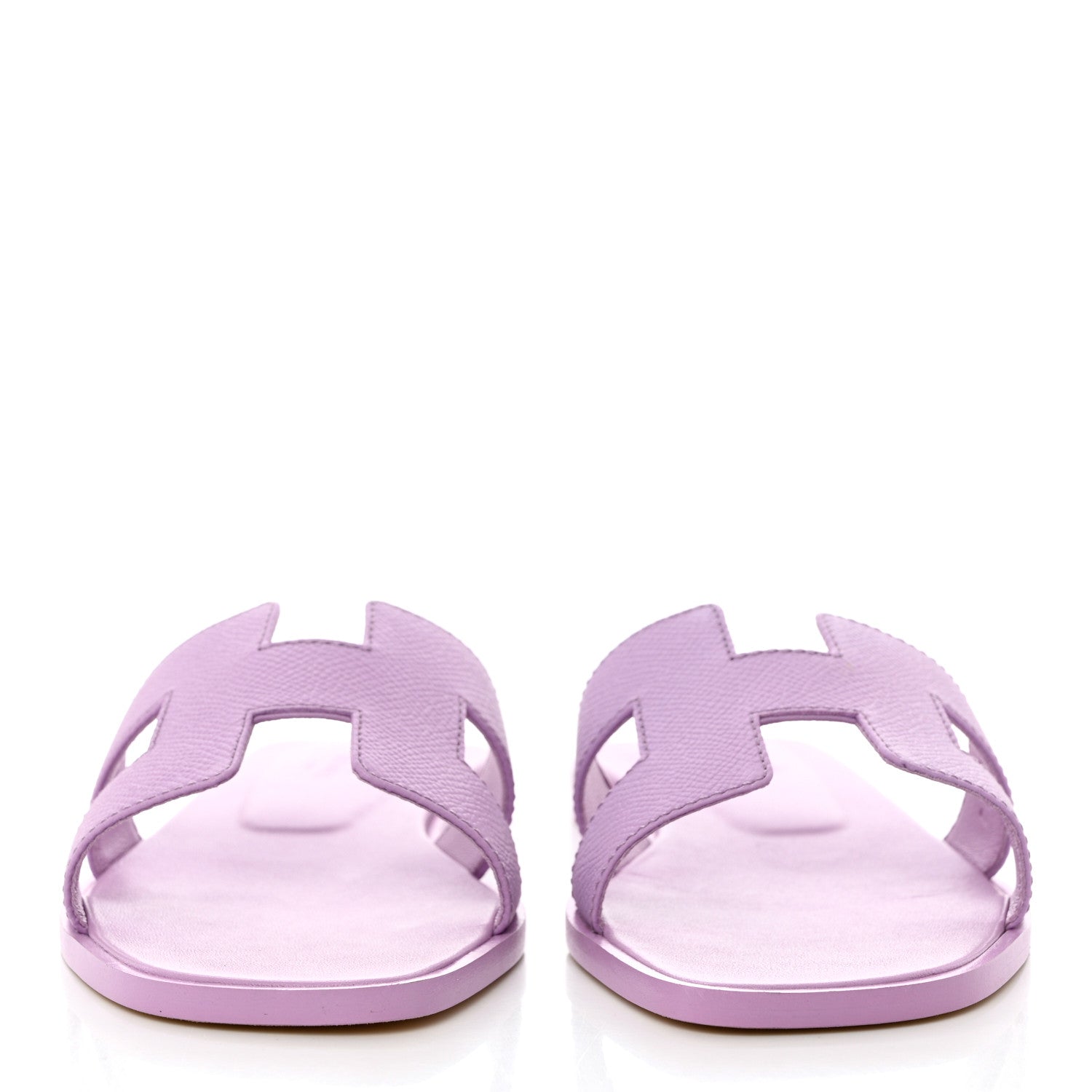 Hermes Epsom Oran Sandals 37 Violet Amethyste 2 of 9