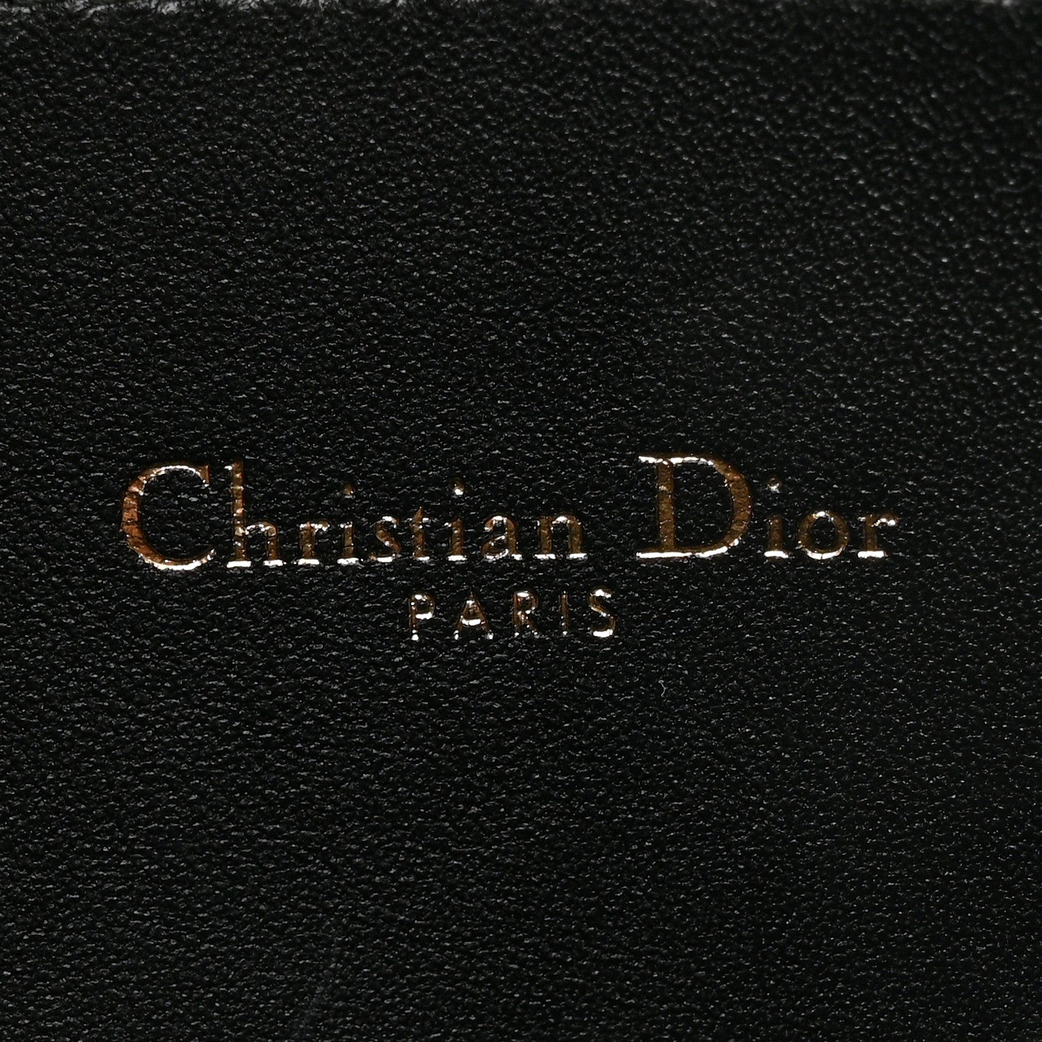 Christian Dior Crinkled Calfskin J'Adior Flat Clutch Black 6 of 9