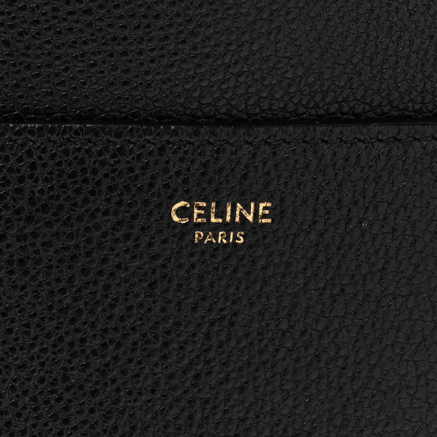 Celine Soft Grained Calfskin Sangle Bucket Bag Black 6 of 14