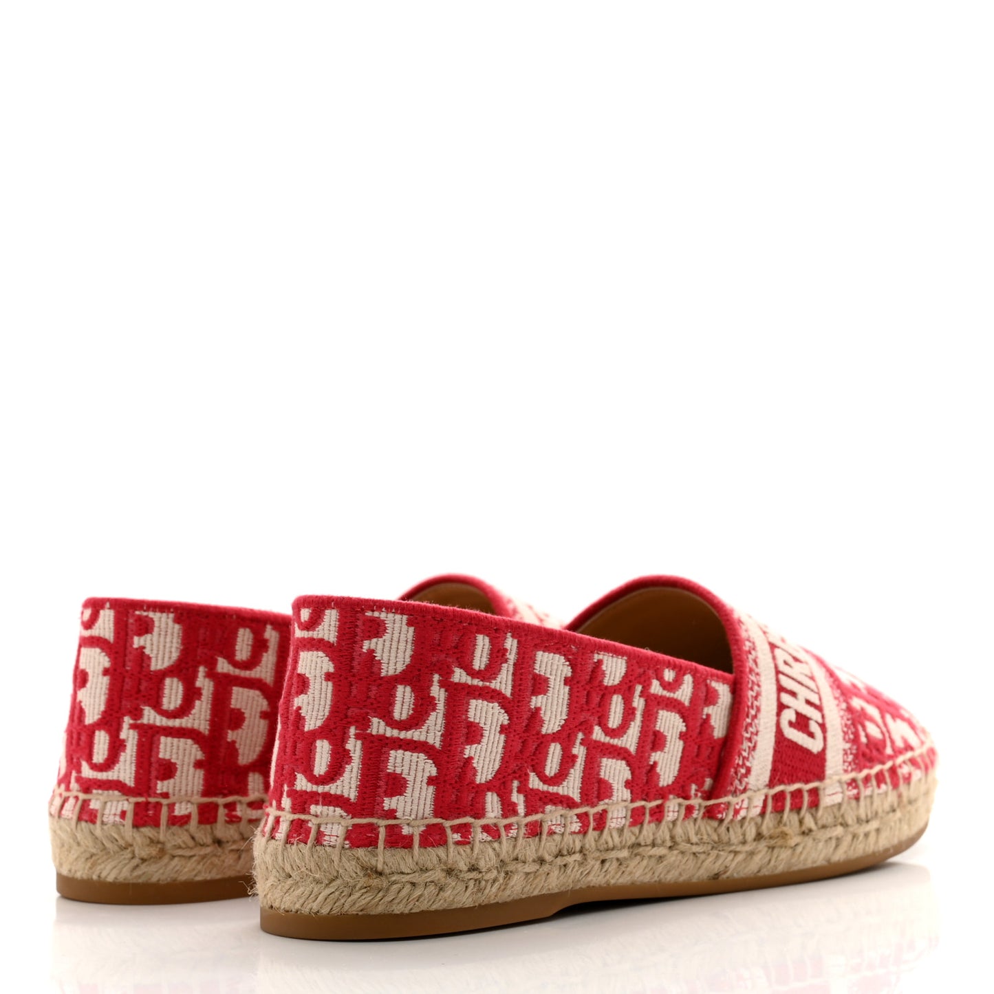 Oblique Embroidered Granville 15mm Espadrilles 37 Raspberry