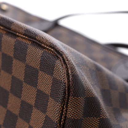 Louis Vuitton Damier Ebene Neo Neverfull MM Rose Ballerine 11 of 15