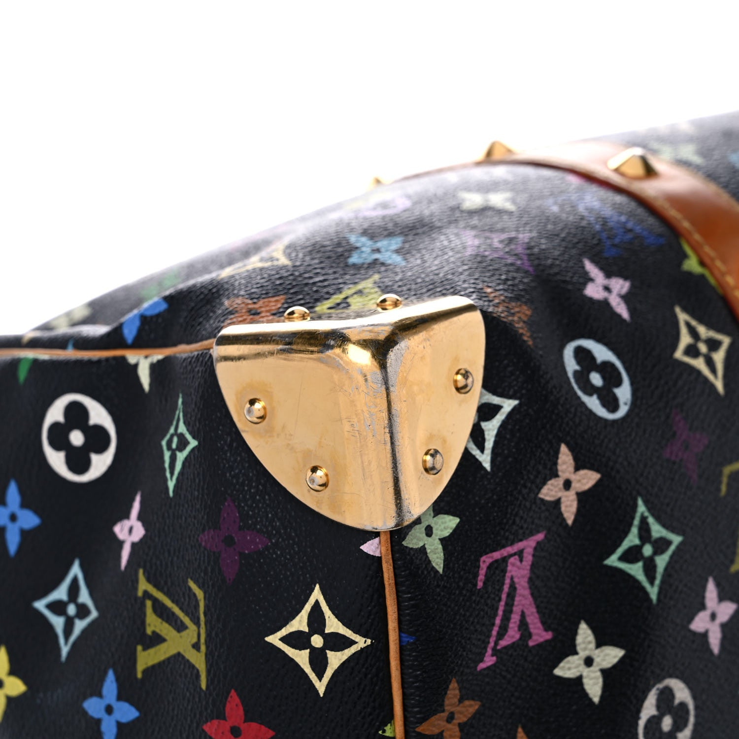 Louis Vuitton Monogram Multicolor Keepall 45 Black 18 of 44