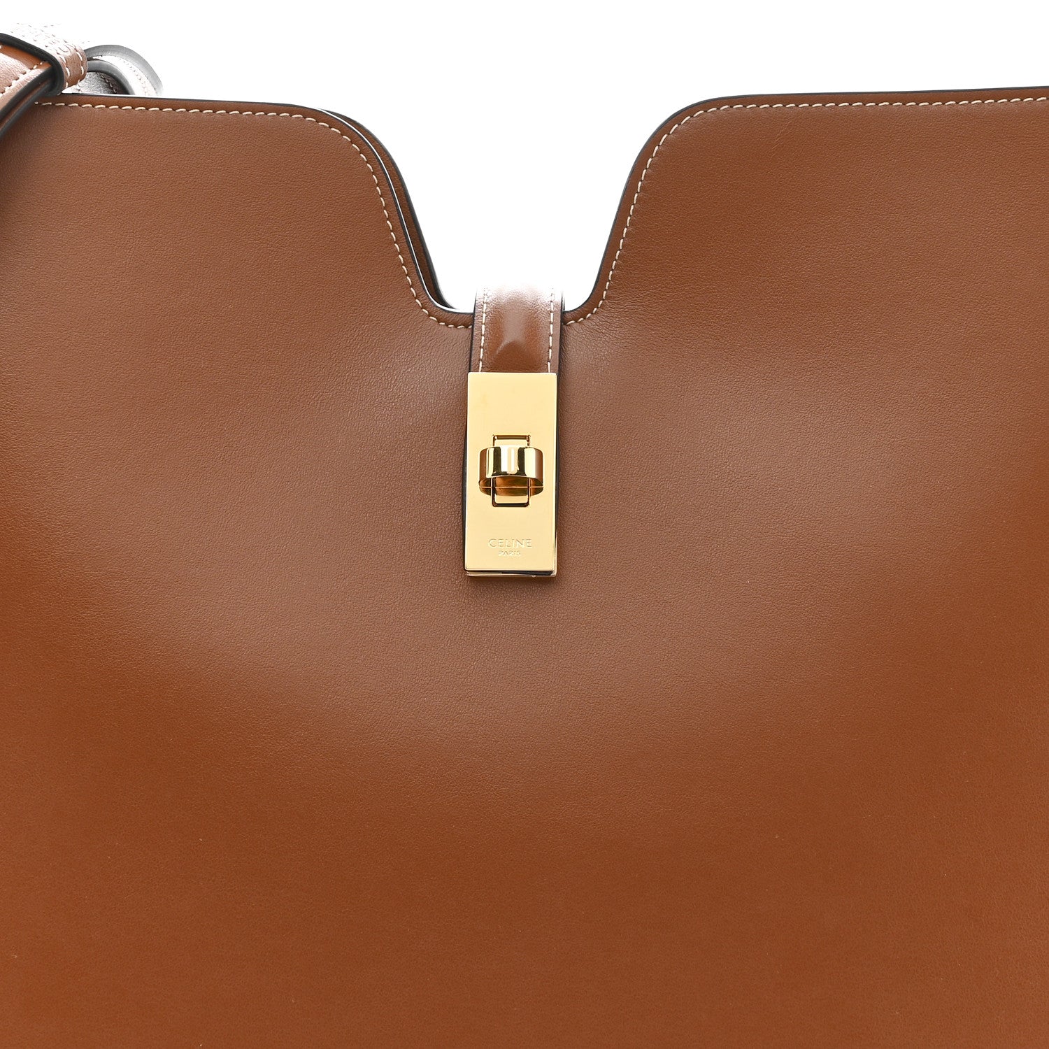 Celine Smooth Calfskin Medium Camille 16 Soft Bag Tan 8 of 10