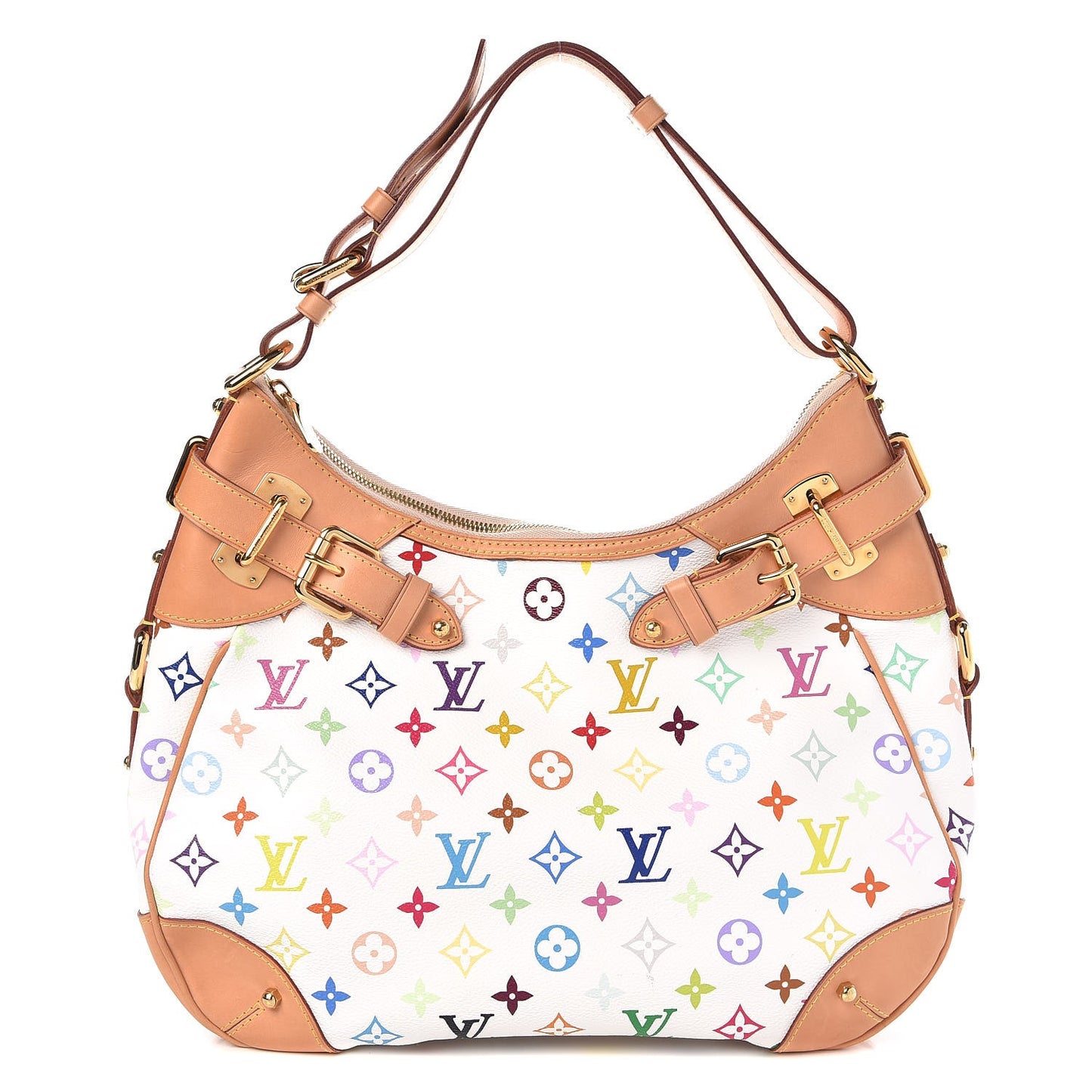 Monogram Multicolor Greta White