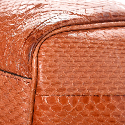 Burberry Watersnake Small Canterbury Tote Bright Tortoise 9 of 12