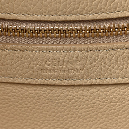 Celine Soft Grained Calfskin Small Belt Cabas Phantom  Beige 6 of 9