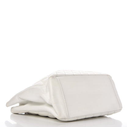 Chanel Caviar Quilted Grand Shopping Tote GST White 4 of 24