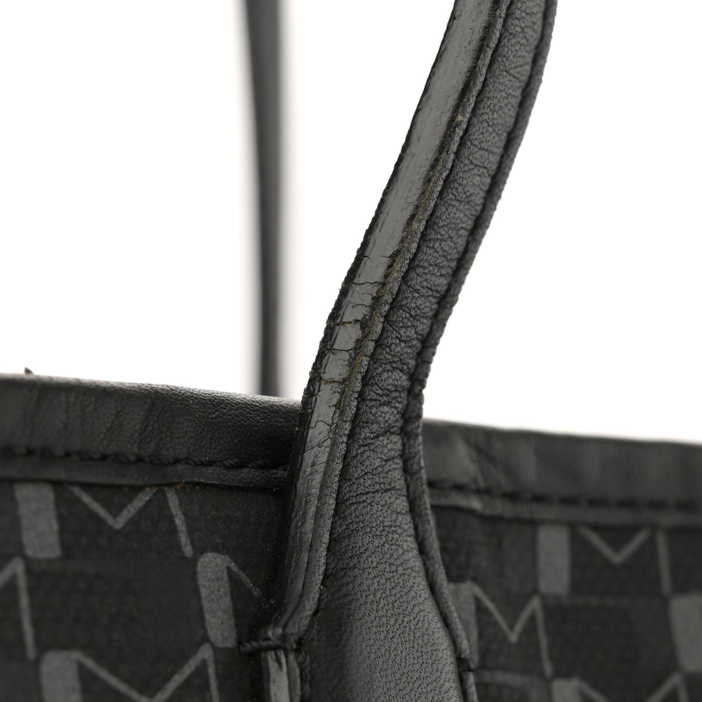 Calfskin Canvas 1920 M Monogram MM Tote Black