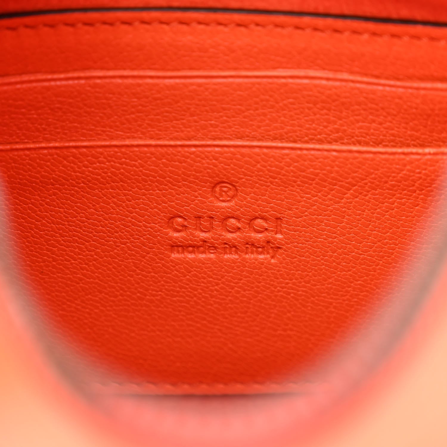Gucci Goatskin Small Aphrodite Shoulder Bag Deep Orange 6 of 11