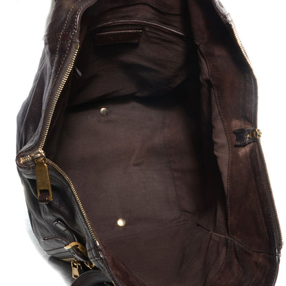 Saint Laurent Calfskin Medium Downtown Brown 5 of 8