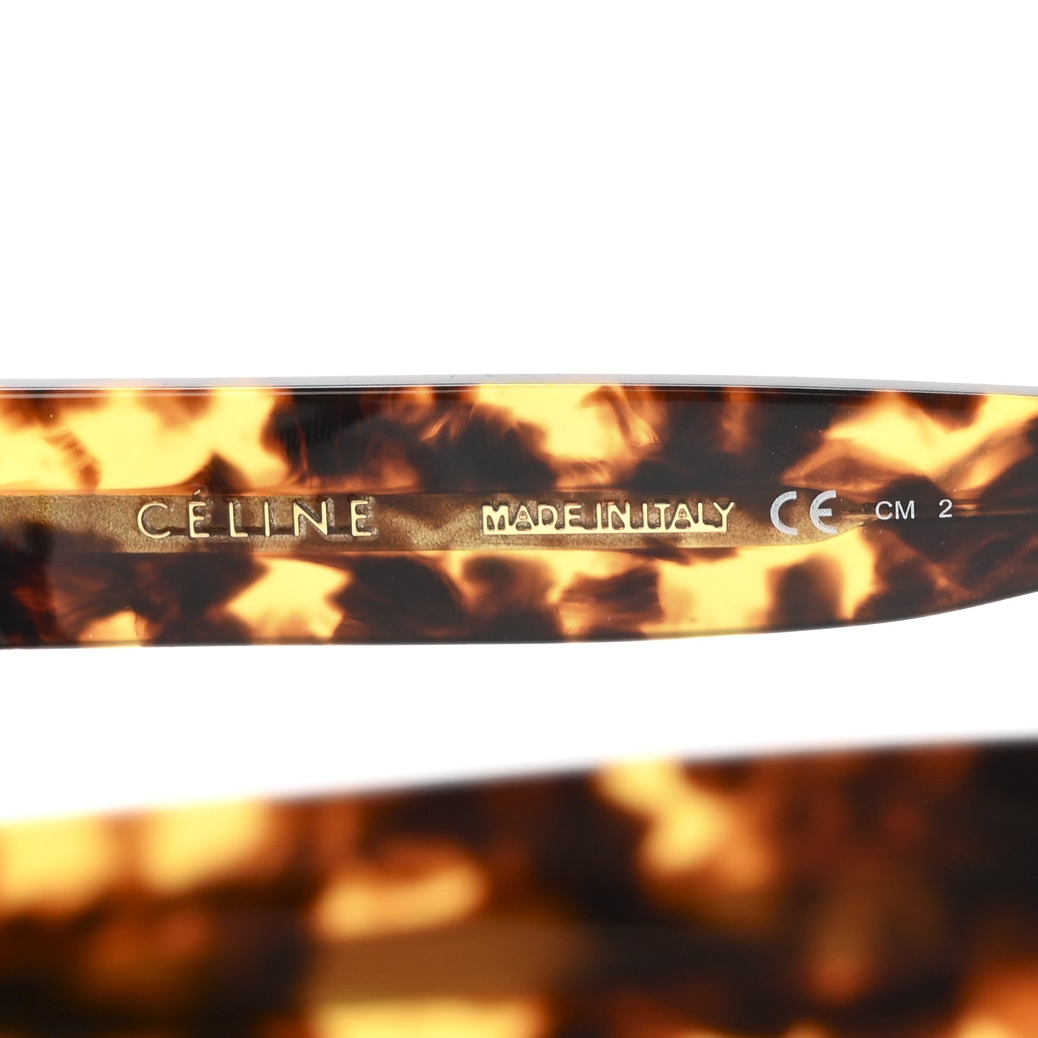 Celine Shadow Sunglasses CL 41026/S Havana Blue 5 of 7