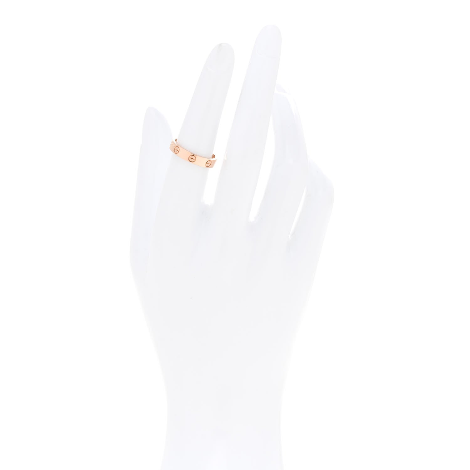 Cartier 18K Pink Gold 3.5mm LOVE Wedding Band Ring 52 6 2 of 5