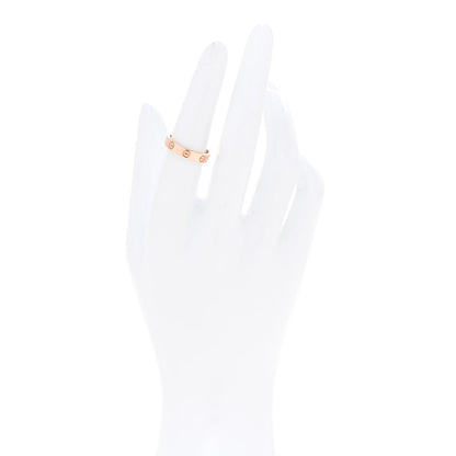 Cartier 18K Pink Gold 3.5mm LOVE Wedding Band Ring 52 6 2 of 5