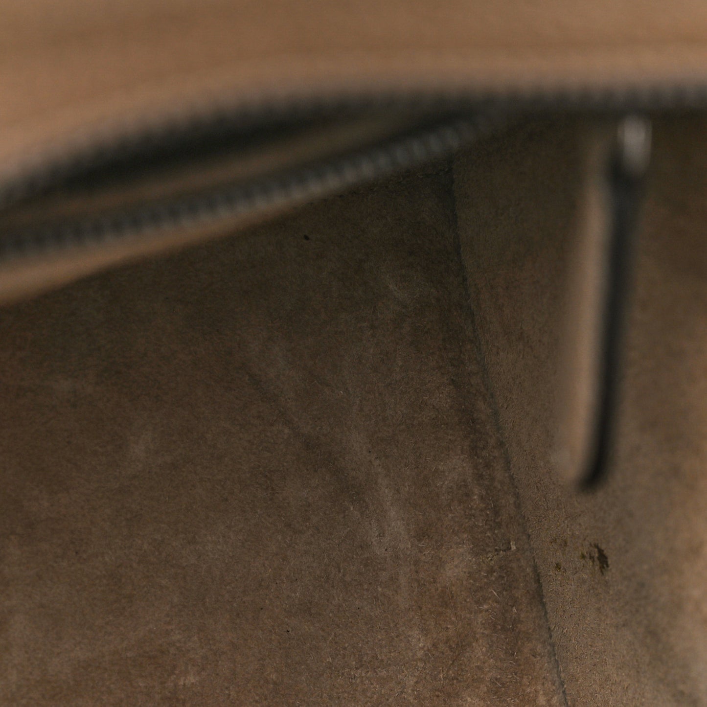 Drummed Calfskin Micro Luggage Dune