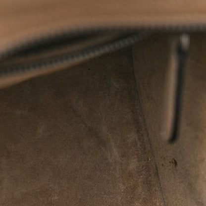 Celine Drummed Calfskin Micro Luggage Dune 12 of 15