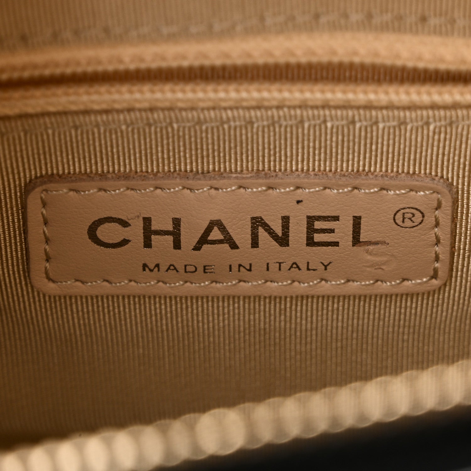 Chanel Rattan Calfskin Small Gabrielle Hobo Beige Black 6 of 10