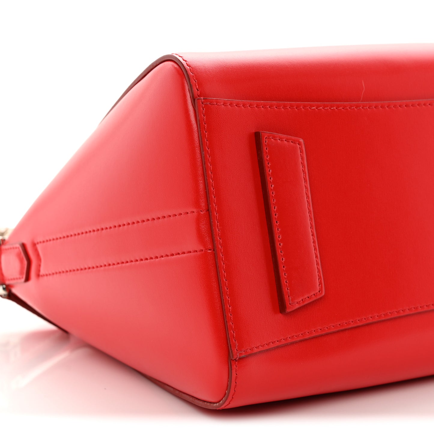 Shiny Lord Calfskin Small Antigona Medium Red