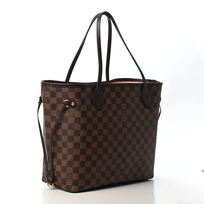 Louis Vuitton Damier Ebene Neo Neverfull MM Rose Ballerine 2 of 8