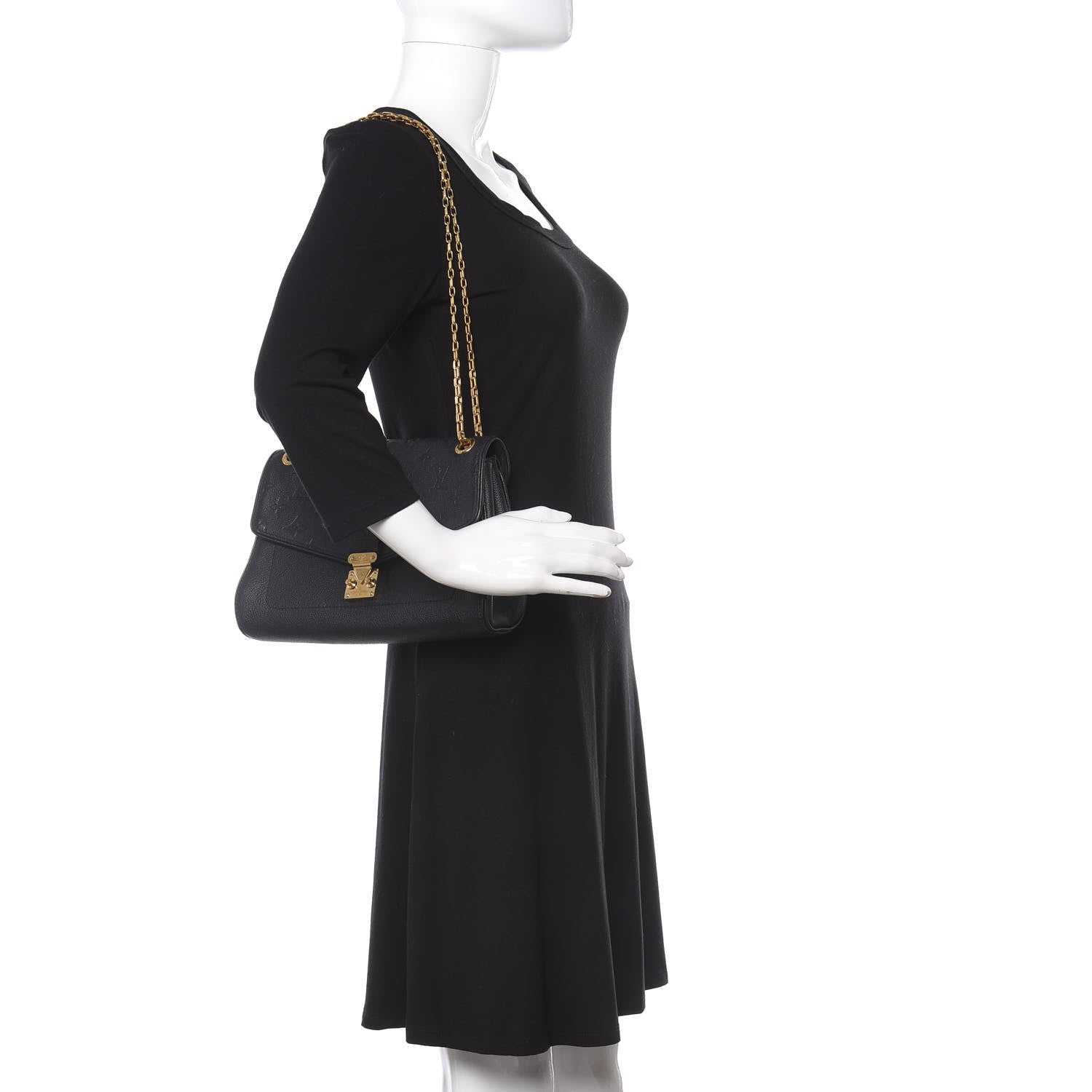 Louis Vuitton Empreinte Saint Germain PM Black 2 of 8