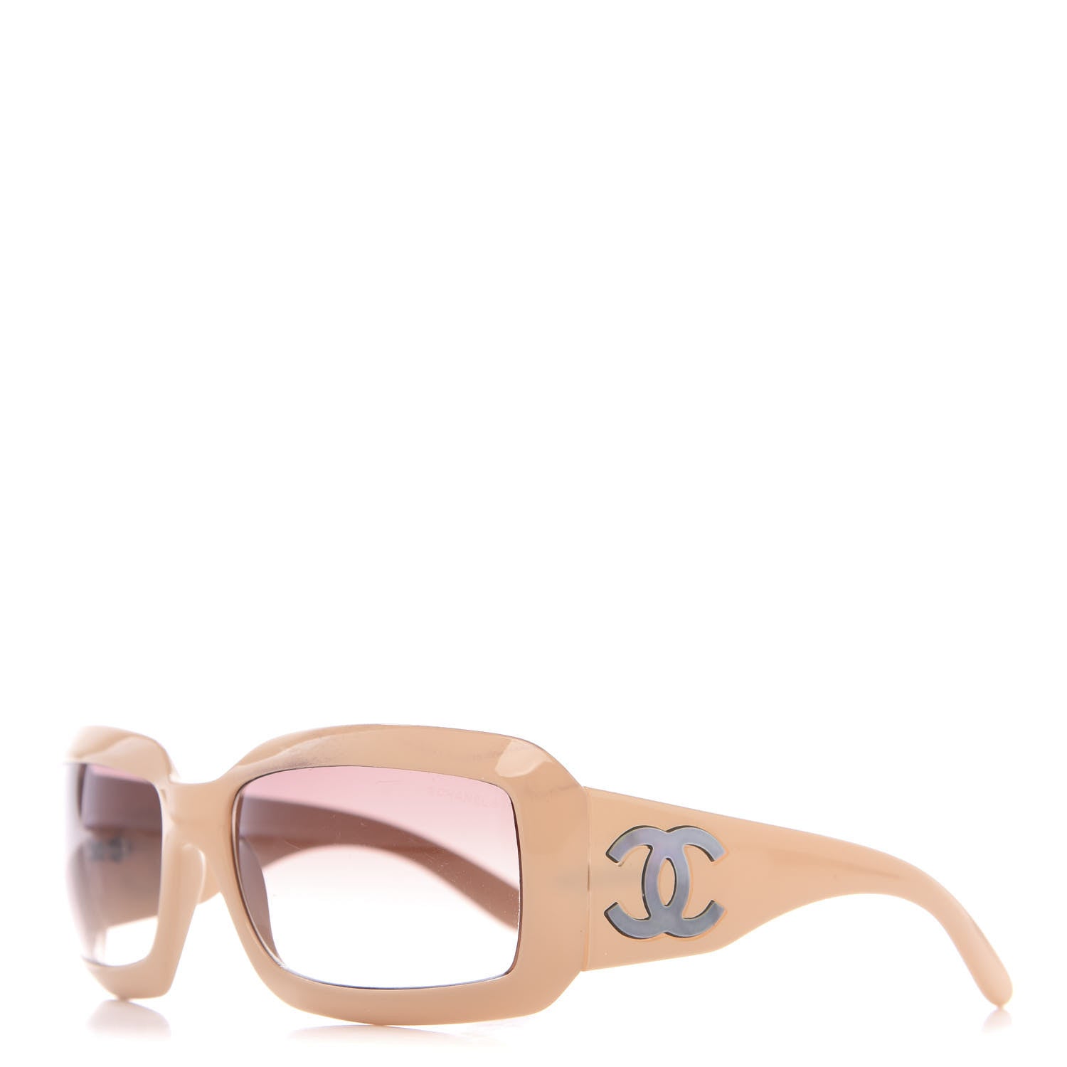 Chanel Mother of Pearl CC 5076-H Sunglasses Beige 1 of 7