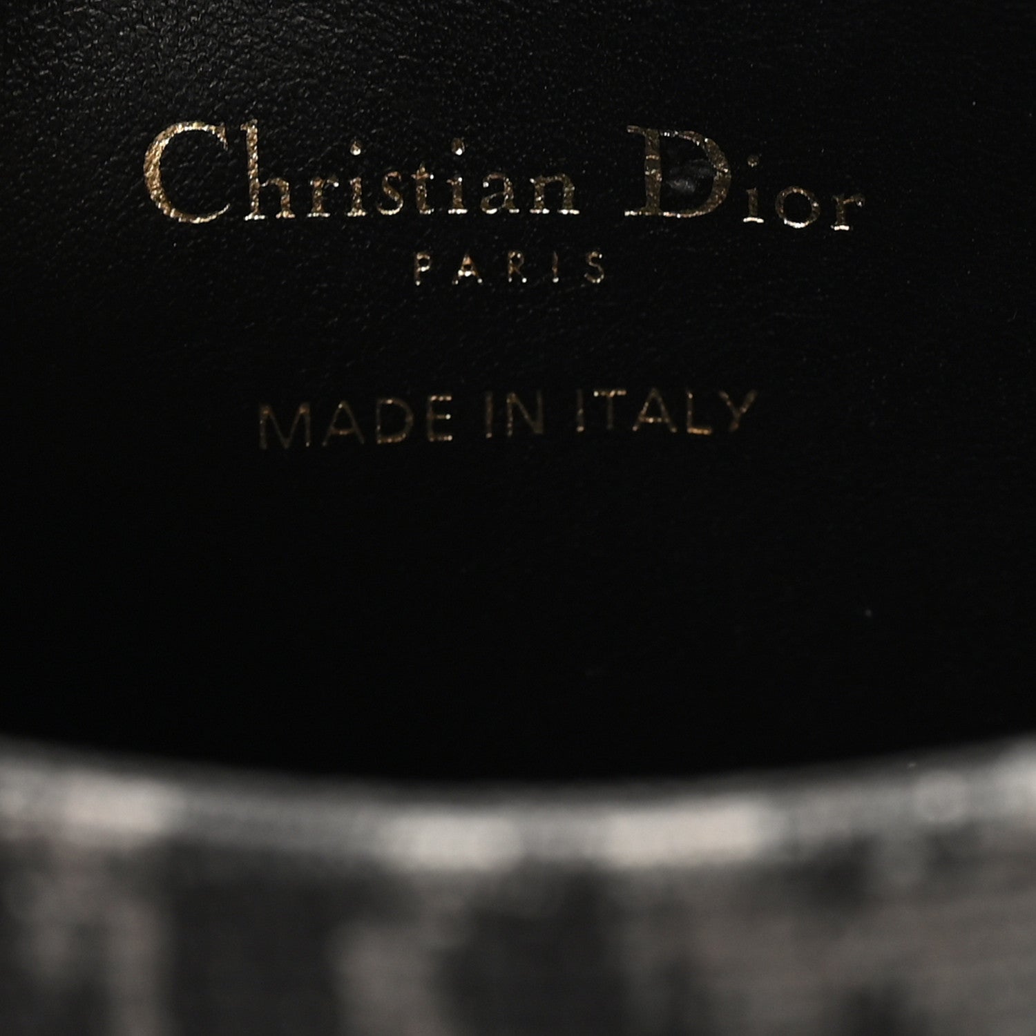 Christian Dior Canvas Mizza Embroidered Medium Bobby Flap Grey Black 6 of 11