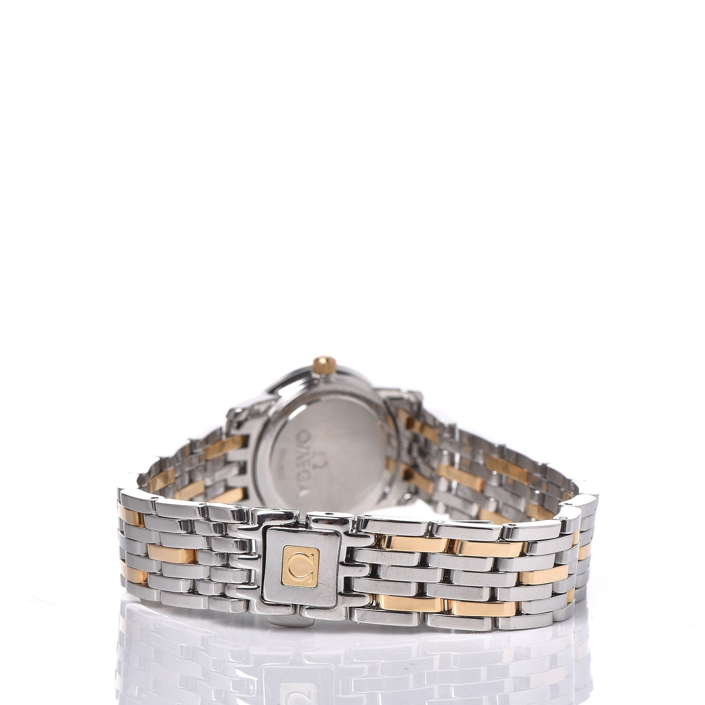 Stainless Steel 18K Yellow Gold 22mm Quartz Watch Champagne 4370.11.00