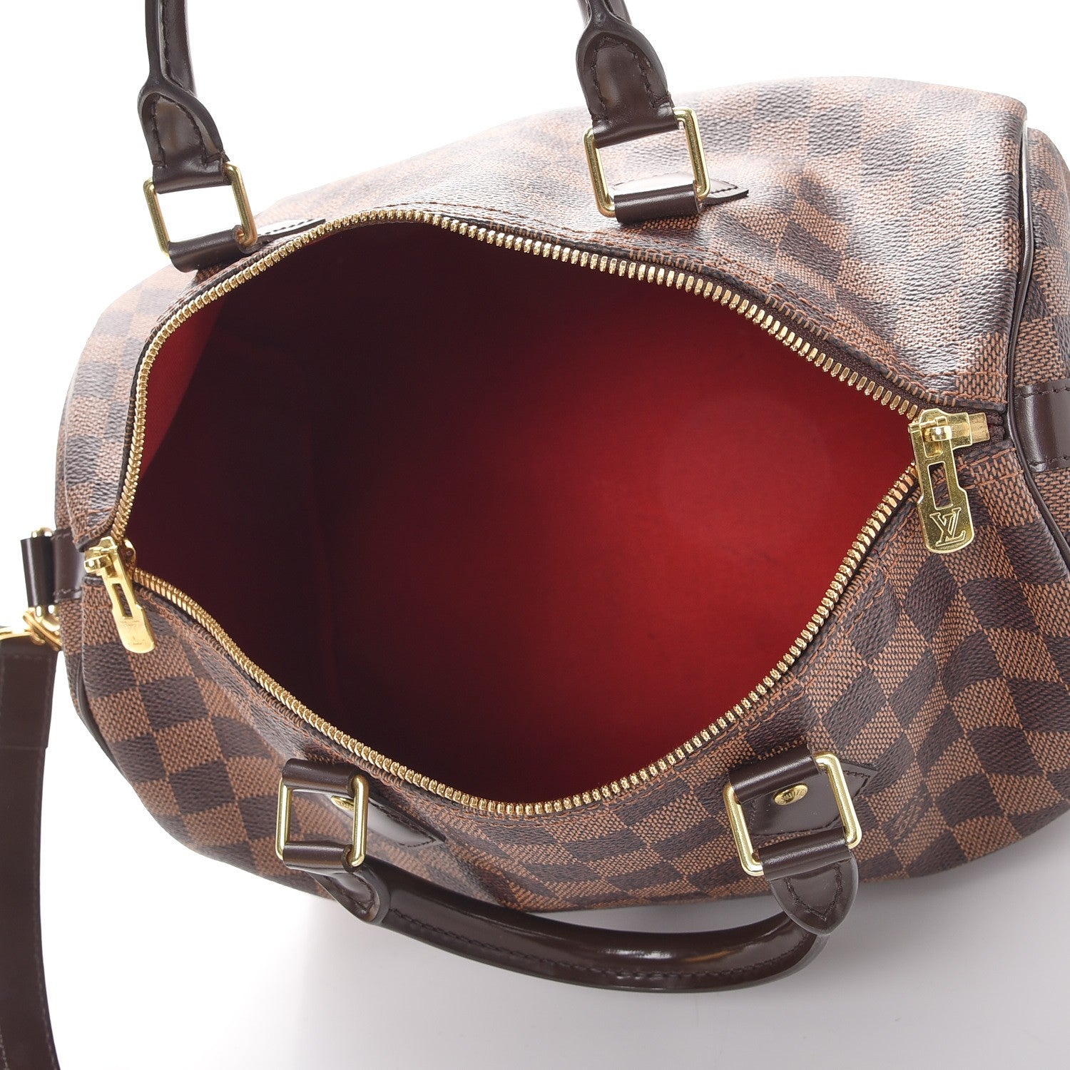 Louis Vuitton Damier Ebene Speedy Bandouliere 30 6 of 10
